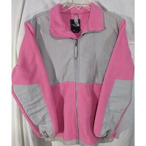 The North Face Denali Pink & Grey Fleece Jacket ~ Girls Size XL/TG